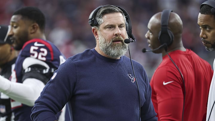 Texans defensive coordinator Matt Burke is among the league's top head coaching candidates.