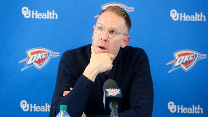 Thunder general manager Sam Presti said \"we   ll try to get some more people there for the G League