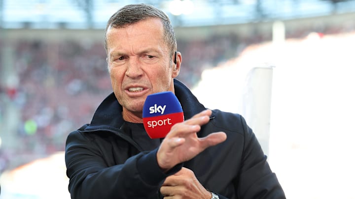 Lothar Matthäus in seiner Rolle als TV-Experte Lothar Matthäus in seiner Rolle als TV-Experte