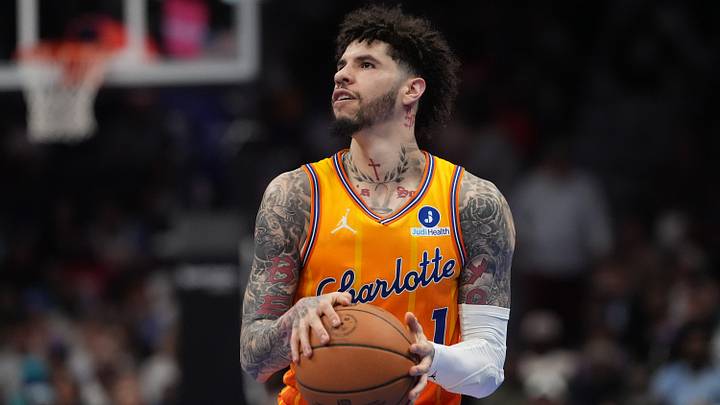 Former Charlotte Hornets guard LaMelo Ball.