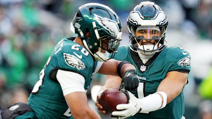 Saquon Barkley, Jalen Hurts, Philadelphia Eagles