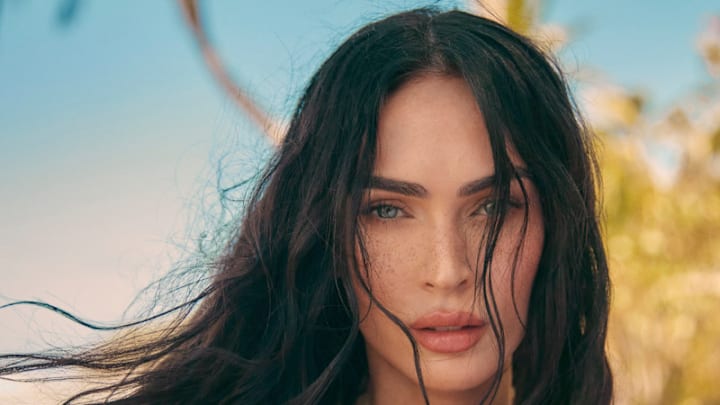 Megan Fox was photographed by Greg Swales in the Dominican Republic. 
