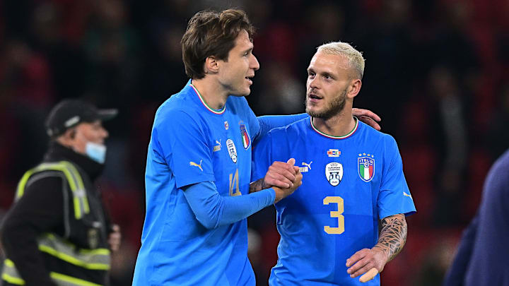 Dimarco e Chiesa marcaram no último jogo da Itália, em junho