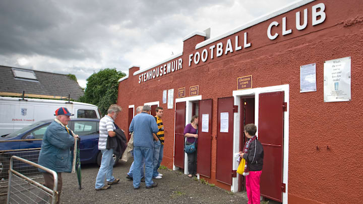 UK - Larbert - Scottish Football Match