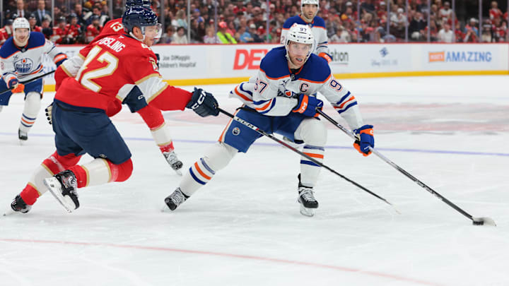 Connor McDavid and the Oilers are home favorites against the Panthers.