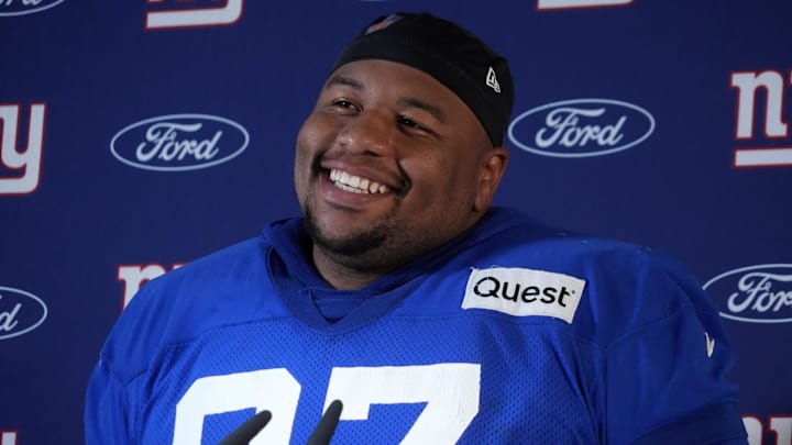 New York Giants defensive tackle Dexter Lawrence II is the team's marquee player on the defensive side of the ball.