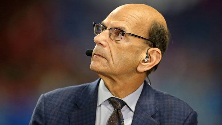 SEC Network host Paul Finebaum looks on. SEC Network host Paul Finebaum looks on.