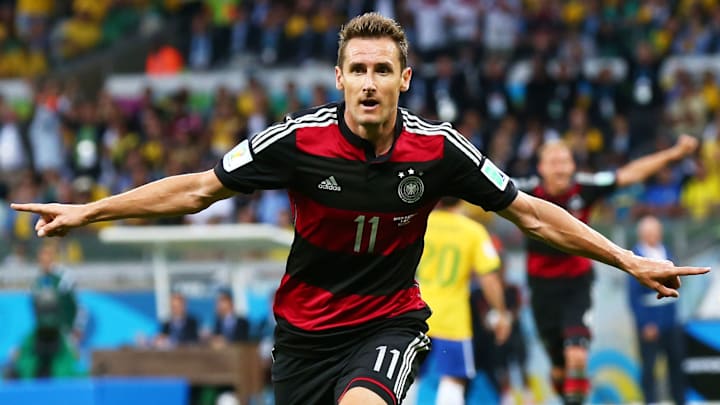 Miroslav Klose hat für Deutschland insgesamt 16 WM-Tore erzielt 