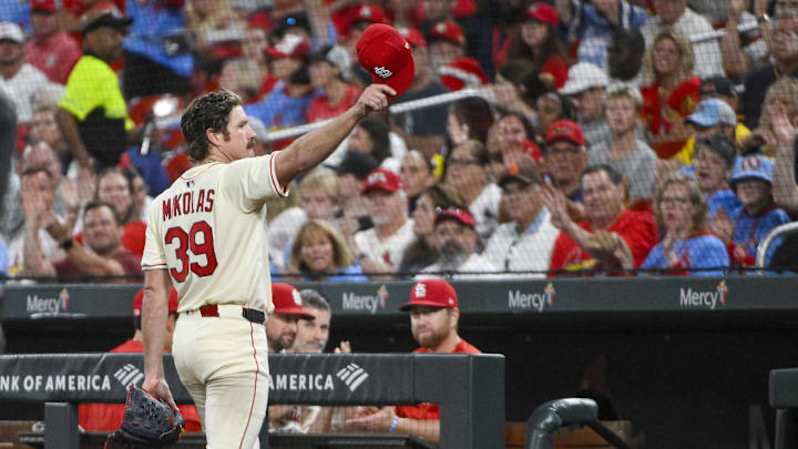 St. Louis Cardinals starting pitcher Miles Mikolas.