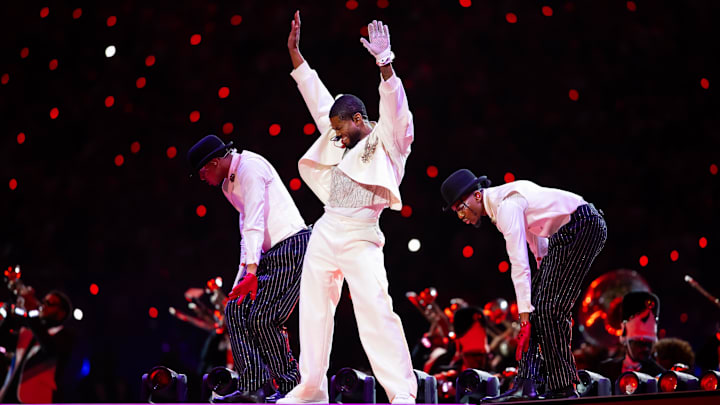 Usher headlined the 2024 Super Bowl halftime show.