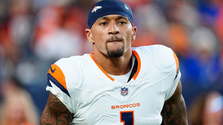 Denver Broncos tight end Evan Engram Denver Broncos tight end Evan Engram