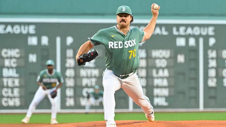 Aug 7, 2026; Boston, Massachusetts, USA; Boston Red Sox starting pitcher Payton Tolle (70) pitches against the Athletics during the first inning at Fenway Park. Mandatory Credit: Eric Canha-Imagn Images Aug 7, 2026; Boston, Massachusetts, USA; Boston Red Sox starting pitcher Payton Tolle (70) pitches against the Athletics during the first inning at Fenway Park. Mandatory Credit: Eric Canha-Imagn Images