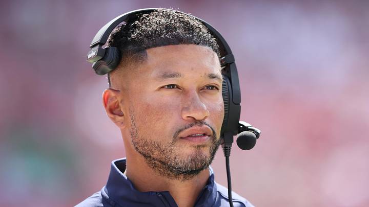 Notre Dame Fighting Irish head coach Marcus Freeman. 