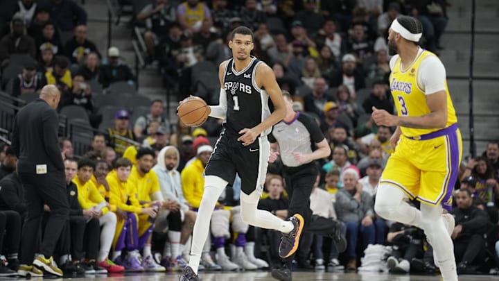 San Antonio Spurs center Victor Wembanyama.