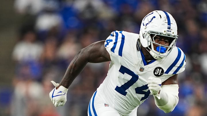 Durell Nchami of the Indianapolis Colts Durell Nchami of the Indianapolis Colts