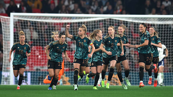 Deutschland spielte im berühmten Wembley-Stadion gegen England