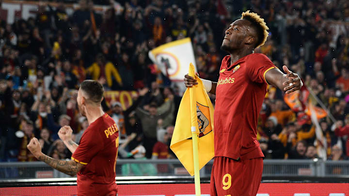 Tammy Abraham avec l'AS Roma