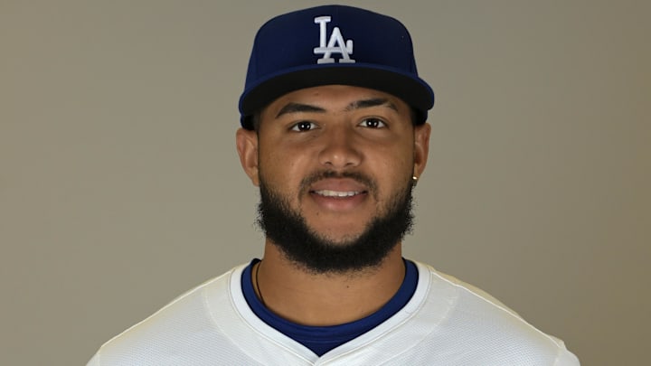 Feb 18, 2025; Glendale, AZ, USA; Los Angeles Dodgers pitcher Carlos Duran (83) poses for a photo during media day at Camelback Ranch. Mandatory Credit: Jayne Kamin-Oncea-Imagn Images Feb 18, 2025; Glendale, AZ, USA; Los Angeles Dodgers pitcher Carlos Duran (83) poses for a photo during media day at Camelback Ranch. Mandatory Credit: Jayne Kamin-Oncea-Imagn Images
