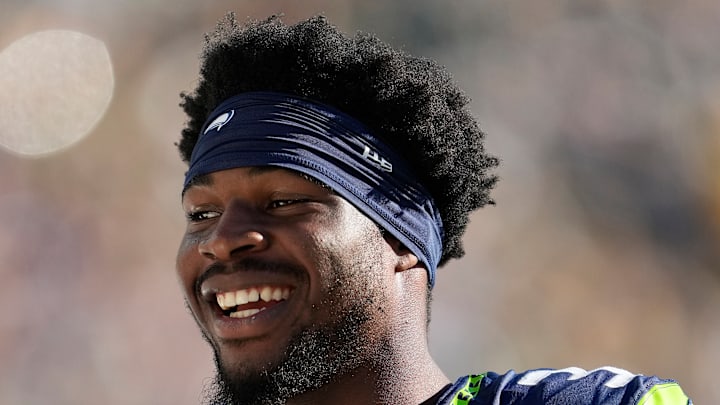 Nick Emmanwori of the Seattle Seahawks Nick Emmanwori of the Seattle Seahawks