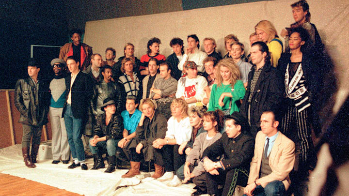 Band Aid Recording Session