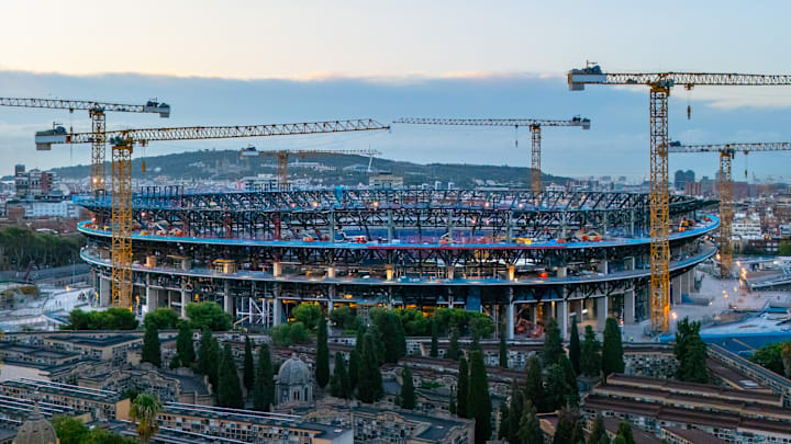 General Aerial View Of The Camp Nou