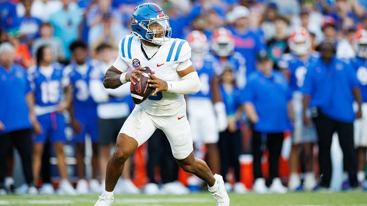 Mississippi Rebels quarterback Trinidad Chambliss. Mandatory Credit: Matt Pendleton-Imagn Images Mississippi Rebels quarterback Trinidad Chambliss. Mandatory Credit: Matt Pendleton-Imagn Images