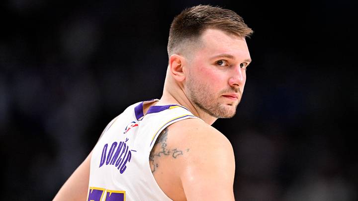 Jan 24, 2026; Dallas, Texas, USA; Los Angeles Lakers guard Luka Doncic (77) looks back during the game against the Dallas Mavericks at the American Airlines Center. Mandatory Credit: Jerome Miron-Imagn Images Jan 24, 2026; Dallas, Texas, USA; Los Angeles Lakers guard Luka Doncic (77) looks back during the game against the Dallas Mavericks at the American Airlines Center. Mandatory Credit: Jerome Miron-Imagn Images