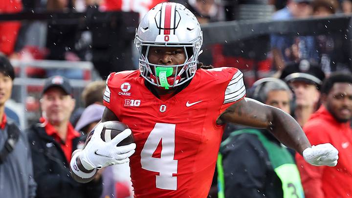 Buckeyes wide receiver Jeremiah Smith is the leading candidate for the Heisman Trophy. Buckeyes wide receiver Jeremiah Smith is the leading candidate for the Heisman Trophy.