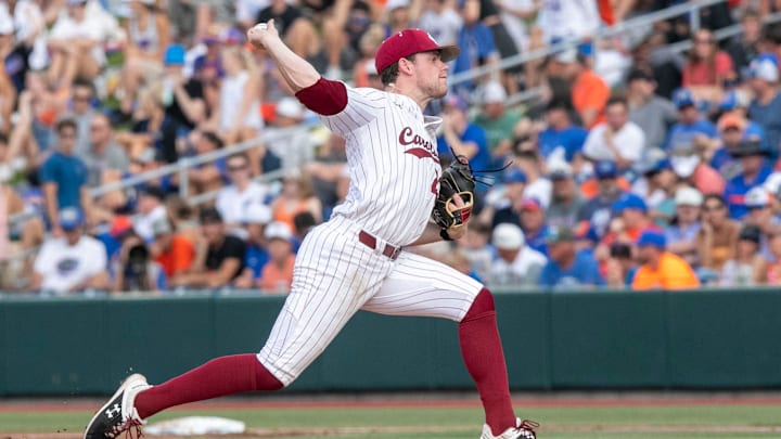Former South Carolina baseball pitcher Jack Mahoney