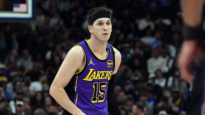 Los Angeles Lakers guard Austin Reaves. Los Angeles Lakers guard Austin Reaves.