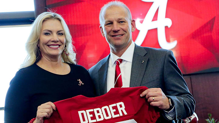 Jan 13, 2024; Tuscaloosa, AL, USA; The University of Alabama introduced new head football coach