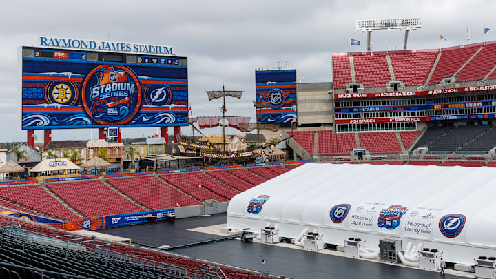 2026 NHL Stadium Series - Rink Build Out 2026 NHL Stadium Series - Rink Build Out