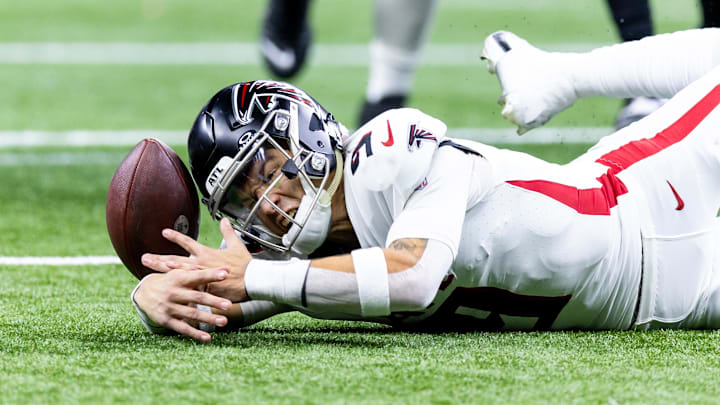 Desmond Ridder was the on-again off-again starter for the Atlanta Falcons. He was traded to the Arizona Cardinals in the offseason.