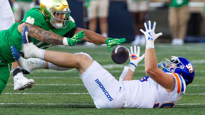 Boise State Broncos tight end Luke Voorhees.