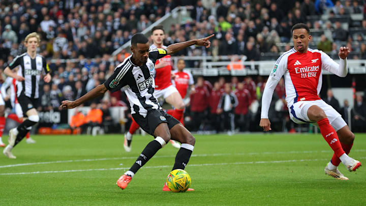 Arsenal take on Newcastle for the fourth time this season