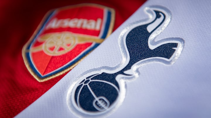 The Arsenal and Tottenham Hotspur Club Badges