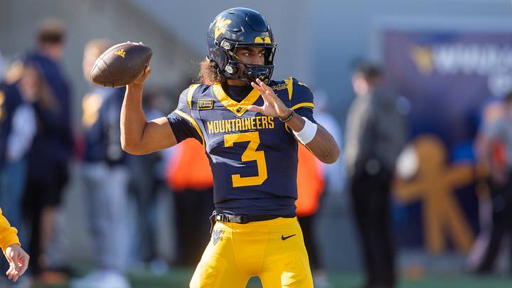 Oct 17, 2026; Morgantown, West Virginia, USA; West Virginia Mountaineers quarterback Michael Hawkins Jr. (3) warms up prior to their game against the Cincinnati Bearcats at Milan Puskar Stadium. Mandatory Credit: Ben Queen-Imagn Images Oct 17, 2026; Morgantown, West Virginia, USA; West Virginia Mountaineers quarterback Michael Hawkins Jr. (3) warms up prior to their game against the Cincinnati Bearcats at Milan Puskar Stadium. Mandatory Credit: Ben Queen-Imagn Images