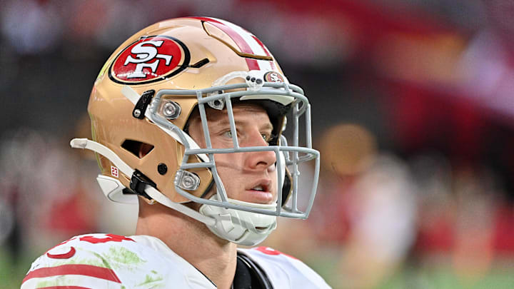 San Francisco 49ers running back Christian McCaffrey (23) San Francisco 49ers running back Christian McCaffrey (23)