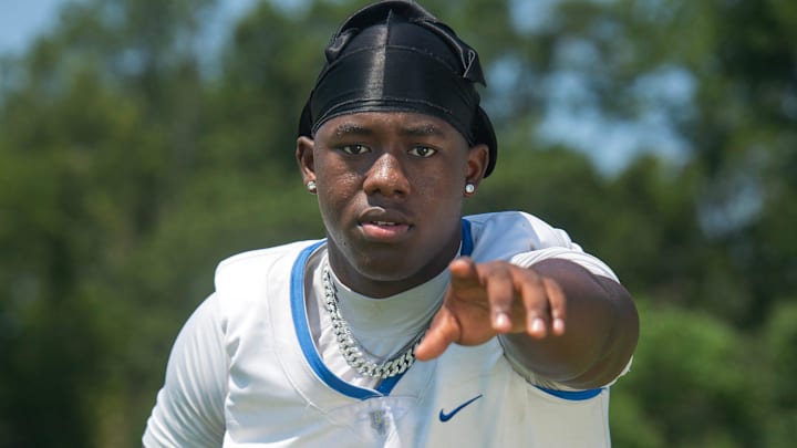 Kemper County offensive lineman Mario Nash Jr., photographed in Ridgeland, Miss., Aug. 10, 2024, is a member of the 2024 Clarion Ledger Dandy Dozen.