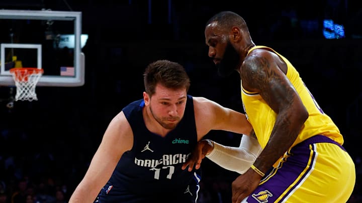 Luka Doncic y LeBron James son dos estrellas de la NBA