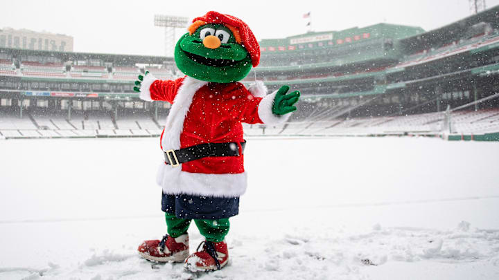 Fenway Park Snow
