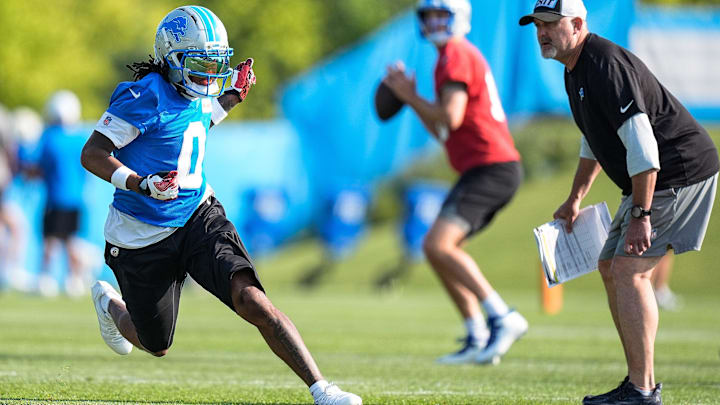 Lions running back Jahmyr Gibbs could have a bigger role with the Lions in the passing game.
