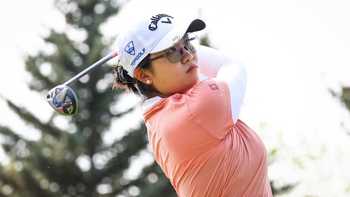 Rose Zhang, 21, has continued her studies at Stanford while competing on the LPGA. 