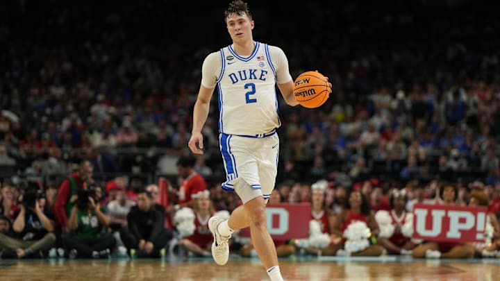 Duke forward Cooper Flagg is expected to be selected No. 1 by the Dallas Mavericks in the NBA Draft. The Miami Heat would have had the 11th seed's ping-pong ball combination but moved out of the lottery by winning the Play-In Tournament.