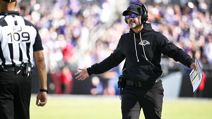 Oct 25, 2026; Baltimore, Maryland, USA; Baltimore Ravens head coach Jesse Minter reacts during the second quarter against the Cincinnati Bengals at M&T Bank Stadium. Mandatory Credit: Tommy Gilligan-Imagn Images Oct 25, 2026; Baltimore, Maryland, USA; Baltimore Ravens head coach Jesse Minter reacts during the second quarter against the Cincinnati Bengals at M&T Bank Stadium. Mandatory Credit: Tommy Gilligan-Imagn Images