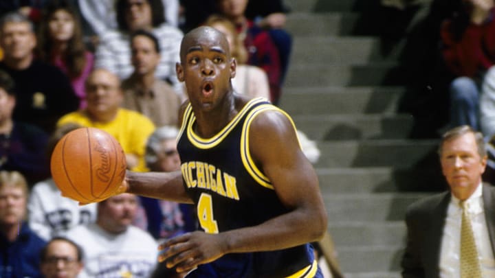 FILE PHOTO;  Michigan Wolverines guard Chris Webber (4) in action. Mandatory Credit: Imagn Images