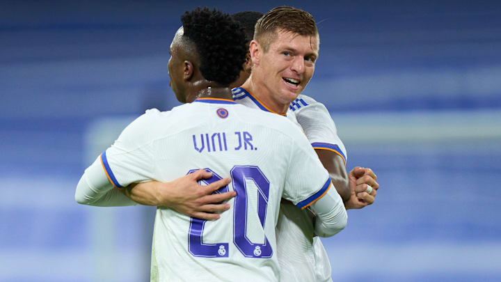 Toni Kroos buteur avec le Real Madrid. Toni Kroos buteur avec le Real Madrid.