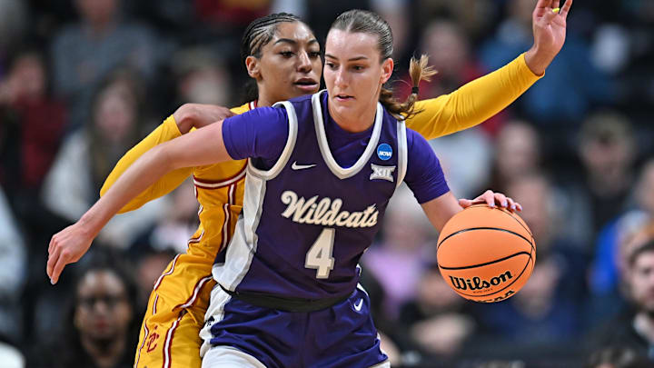 Kansas State Wildcats guard Serena Sundell 