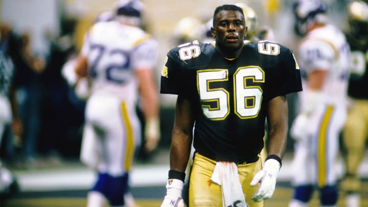Jan 13, 1988; FILE PHOTO; New Orleans Saints linebacker Pat Swilling (56)