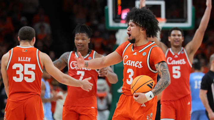 Miami added a significant feather to the cap with a home upset over No. 11 North Carolina earlier this week. Miami added a significant feather to the cap with a home upset over No. 11 North Carolina earlier this week.